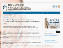 Tablet Screenshot of dermatologiagranada.net